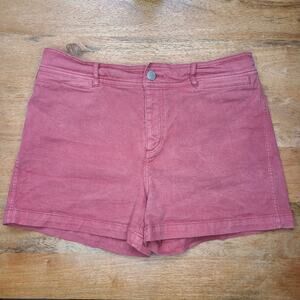 Loft Pink 29/8 Flat Front Shorts 3 Inch